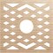 Ekena Millwork Chevron Wood Fretwork Pierced Ceiling Medallion, Alder, 36"OD x 9 3/8"ID x 1/4"T CMWP36X36X0250CHAL - alternate 1